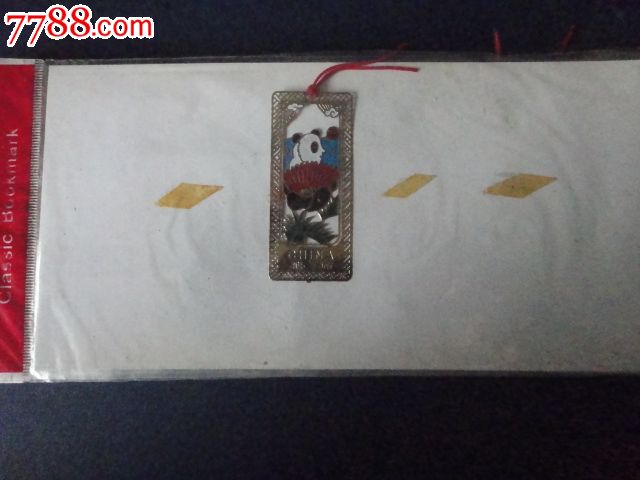 景泰蓝书签(熊猫图案)单枚产地:北京3-100-价格