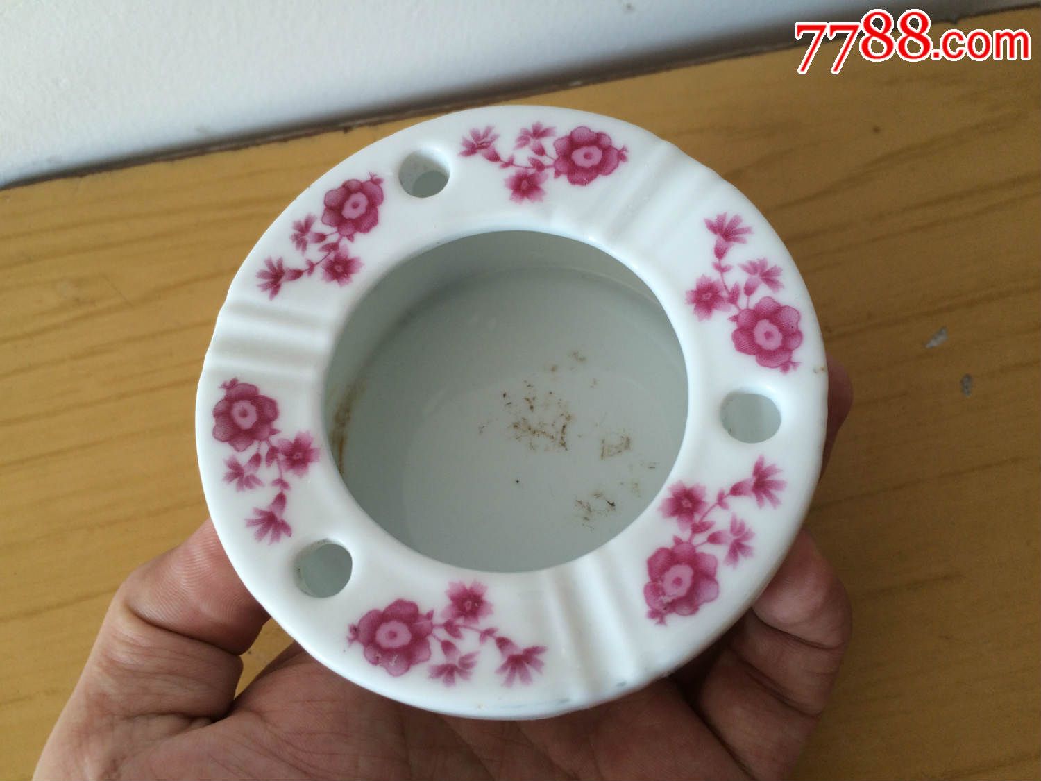 早期景德镇烟灰缸,单色白瓷,本色白,年代不详,碗,其他窑系【忠心文玩