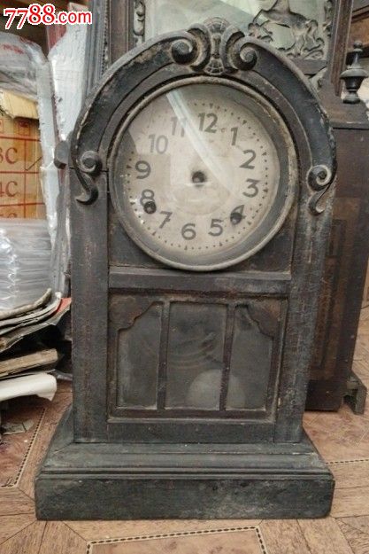 特价民国老古董座钟钟表一个包老怀旧收藏当做配件处理