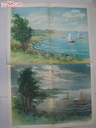 《风的成因》高级小学课本自然第二册教学挂图