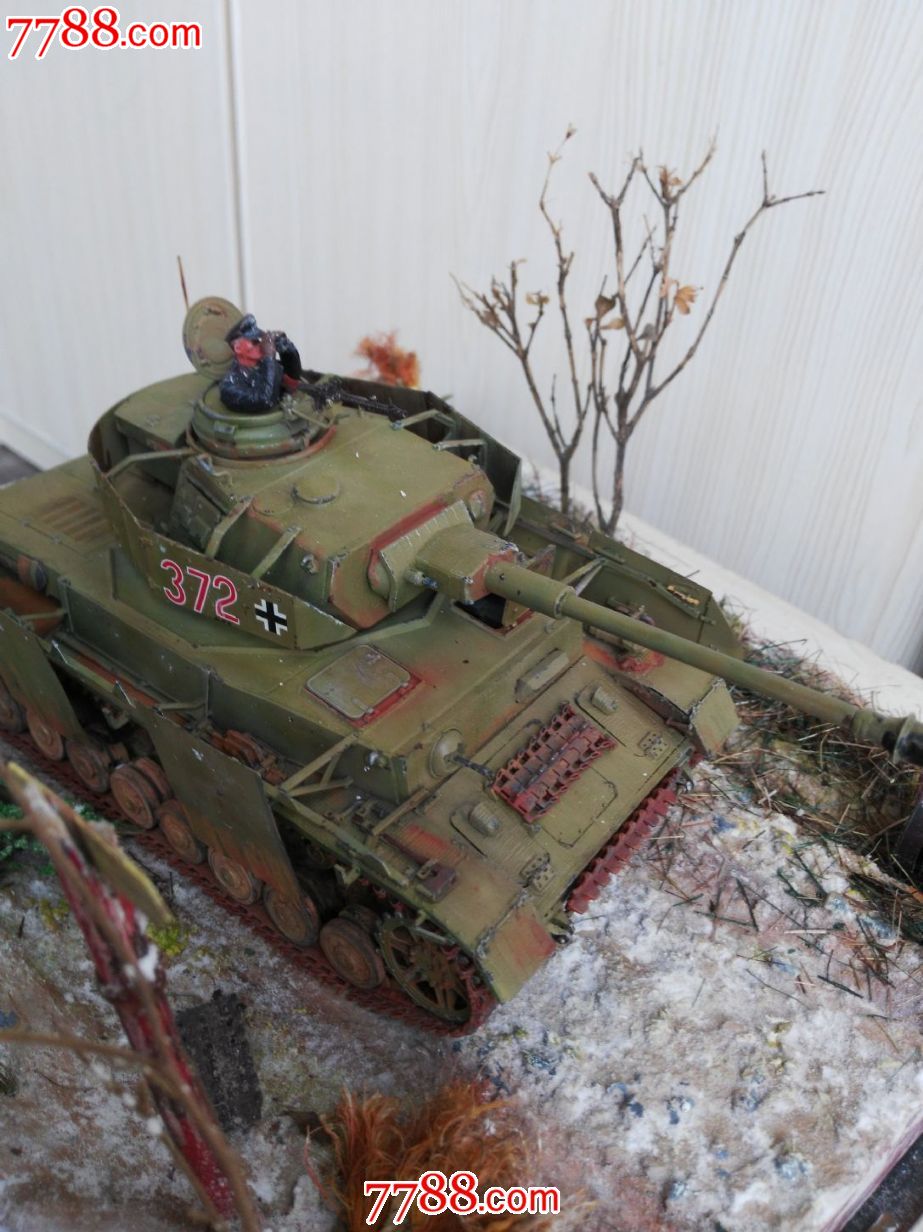 威龙1.35四号坦克模型-坦克\/装甲车模型-7788