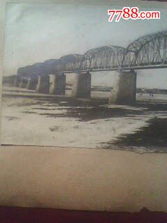 民国老照片-----齐齐哈尔嫩江大铁桥