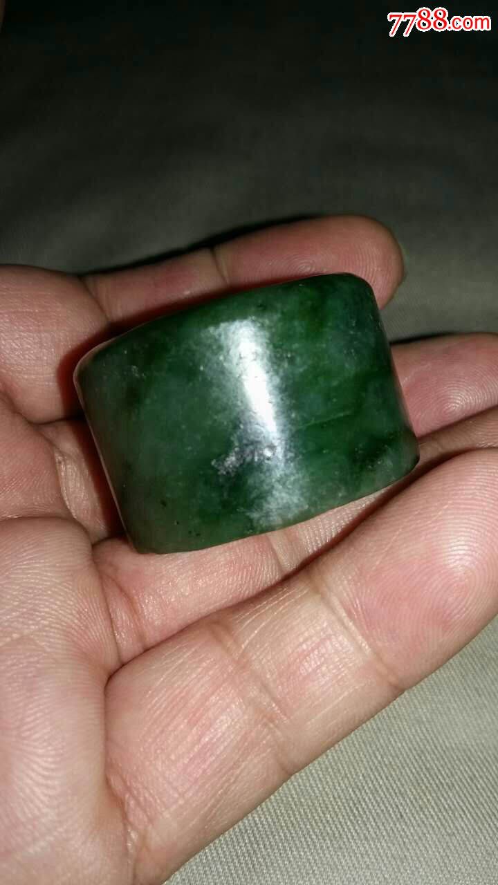 清代碧玉扳指
