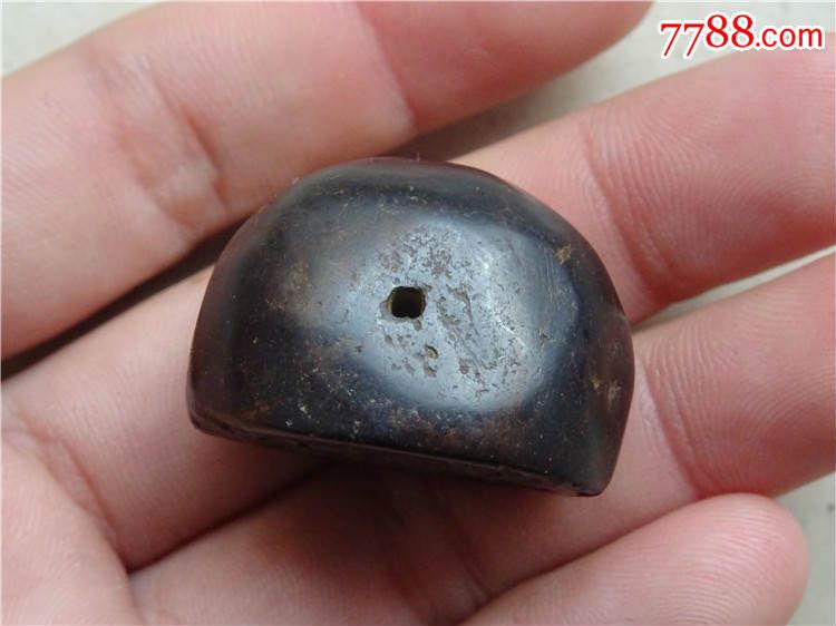 千年萨珊王朝老印珠罕见陨石印珠老印珠y40