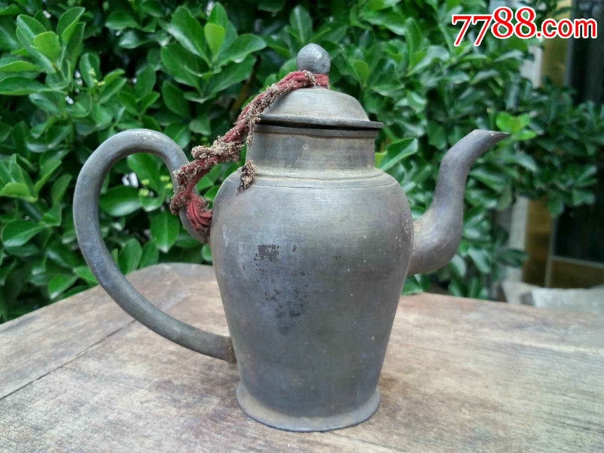 民国锡制完好老锡壶带字号酒壶酒器饭店装修影视道具民俗展览包老