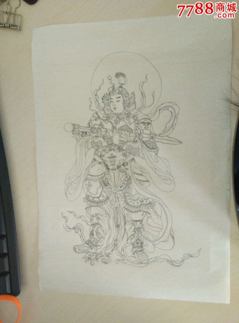 韦陀菩萨佛像