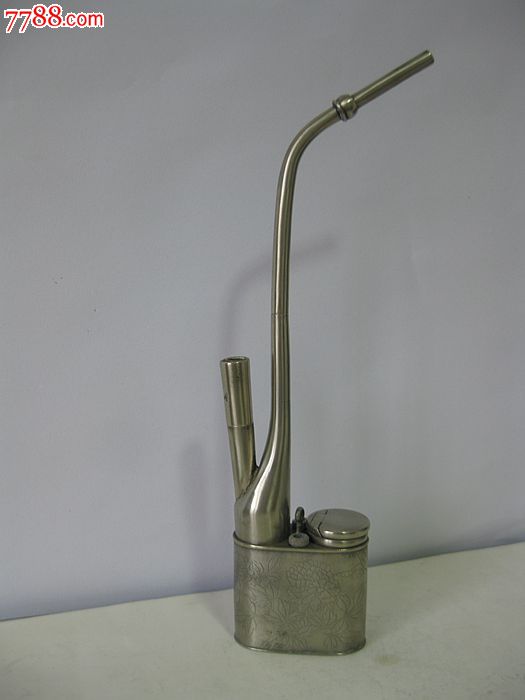 老水烟袋,牡丹蝴蝶纹,高30cm