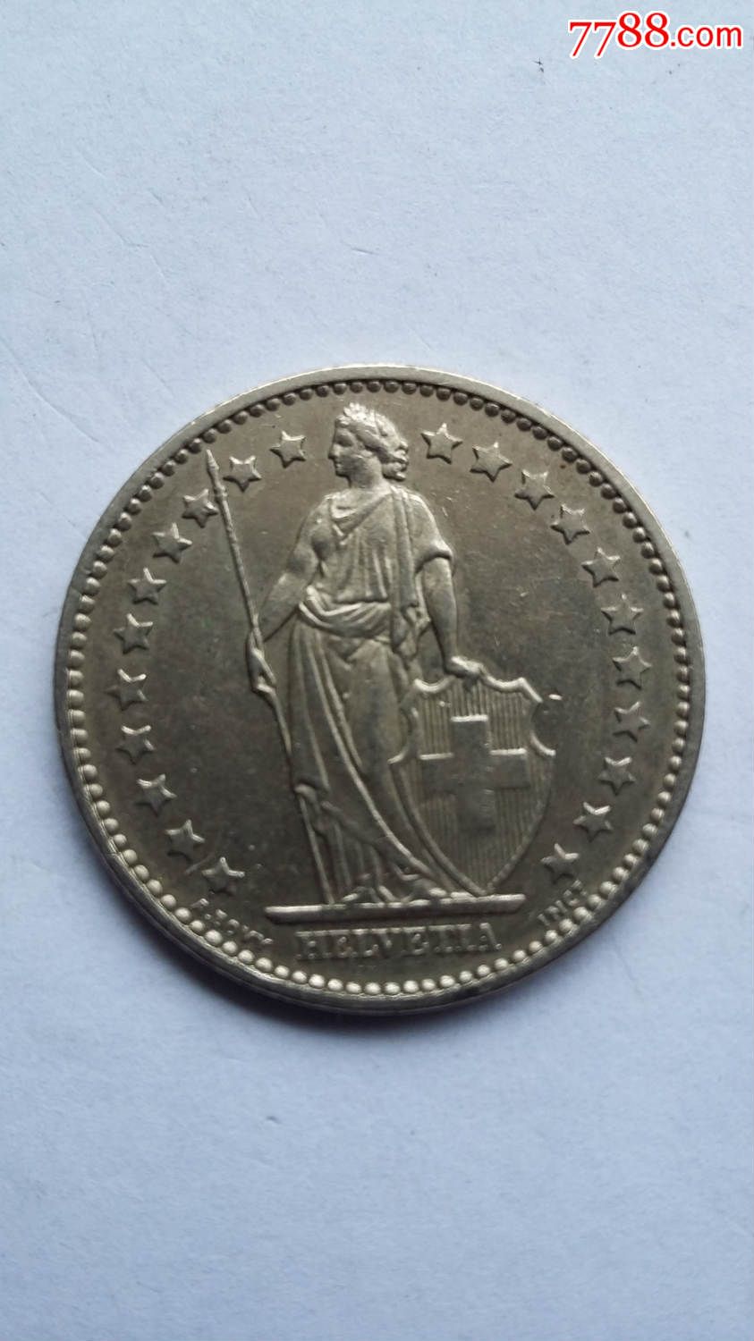瑞士1法郎自由女神收藏硬币
