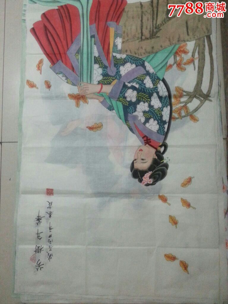 著名画家秦霞工笔画