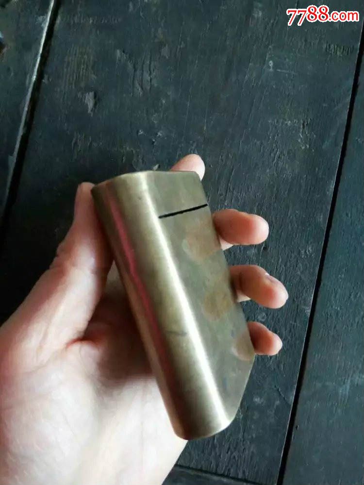 老的手工铜烟盒,老物件,老民俗