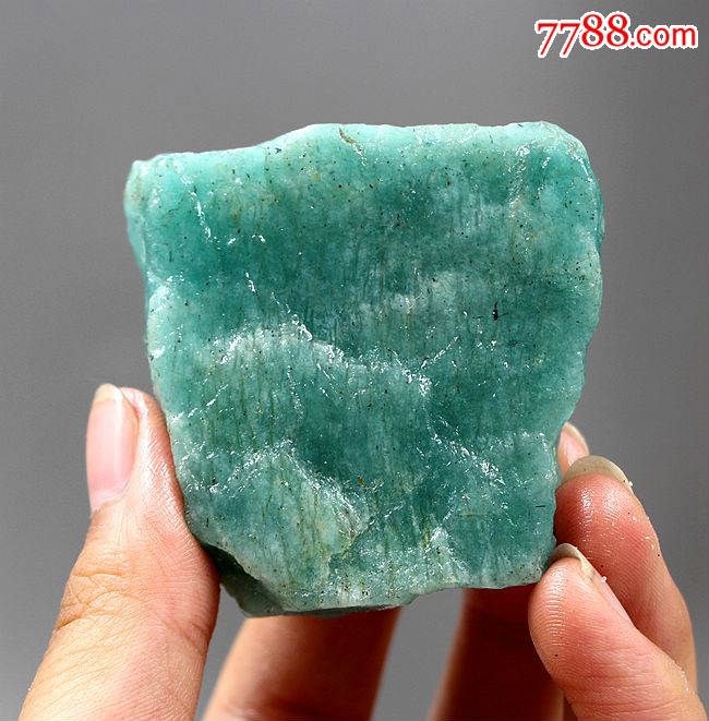 矿物晶体奇石头宝玉石原石标本天河石晴高纯度隆玉原石天河石13