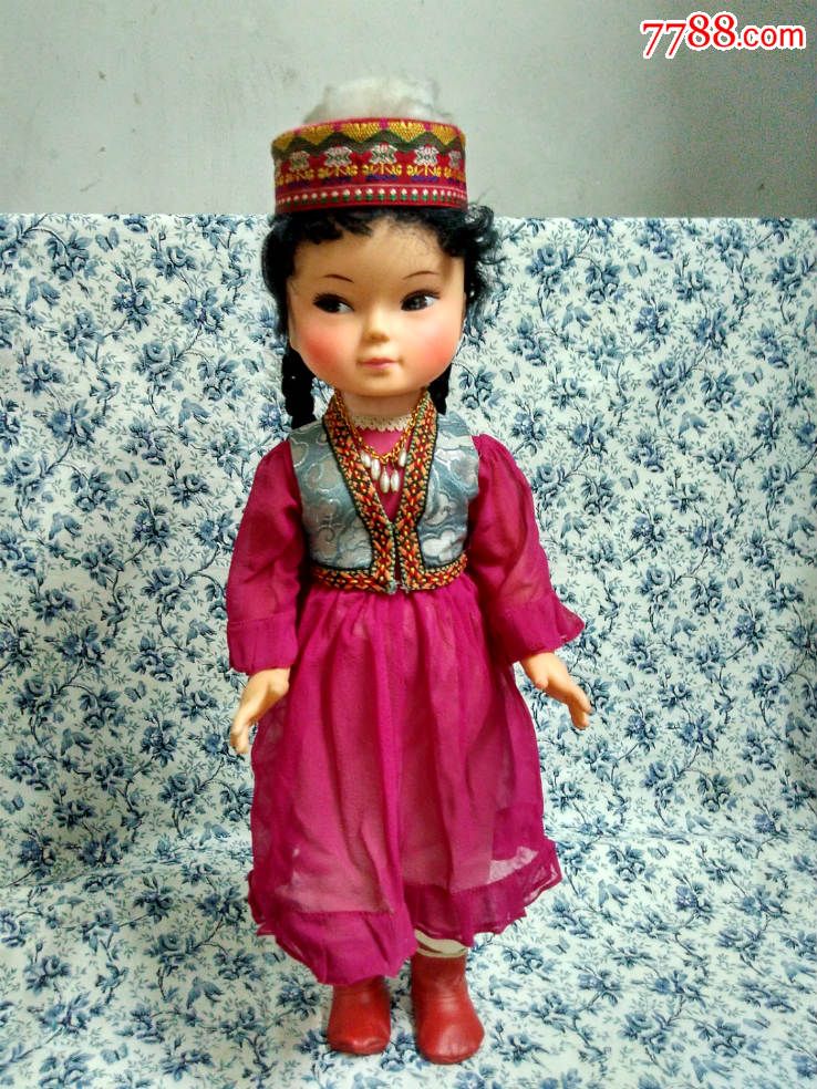胶皮娃娃玩具70年文革大娃娃50厘米