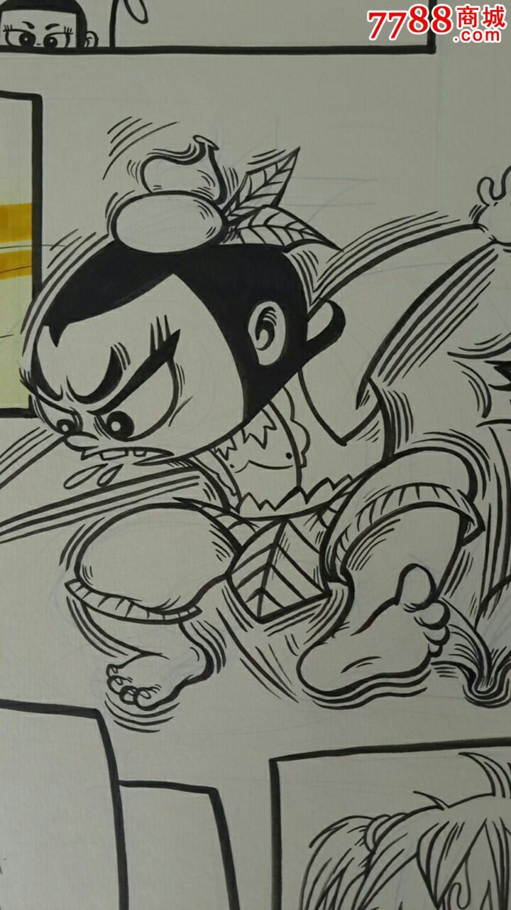 原创漫画手稿,尺寸约35x50厘米,非印刷品,技术娴熟,线条流畅,为专业人士绘制,值得收藏。手机拍出颜色有误差,未修图!所定品相仅供参考!对品相要求严格请慎重考虑!请仔细看图自定品相,看好再拍,拍后非假勿退,不明白之处请随时咨询。