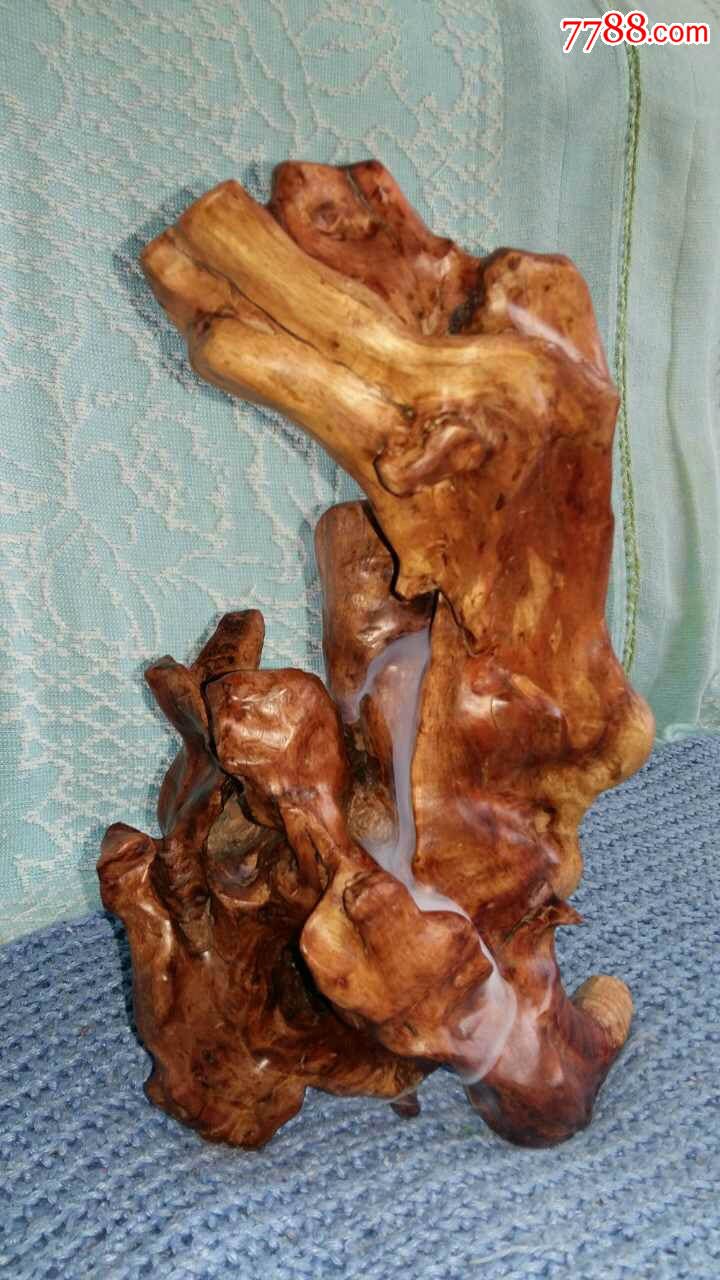 麻梨根雕摆件