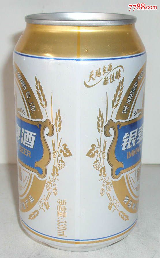 银麦啤酒【330ml】,酒标,酒听/罐,啤酒标,身标,其他图案,21世纪10年代