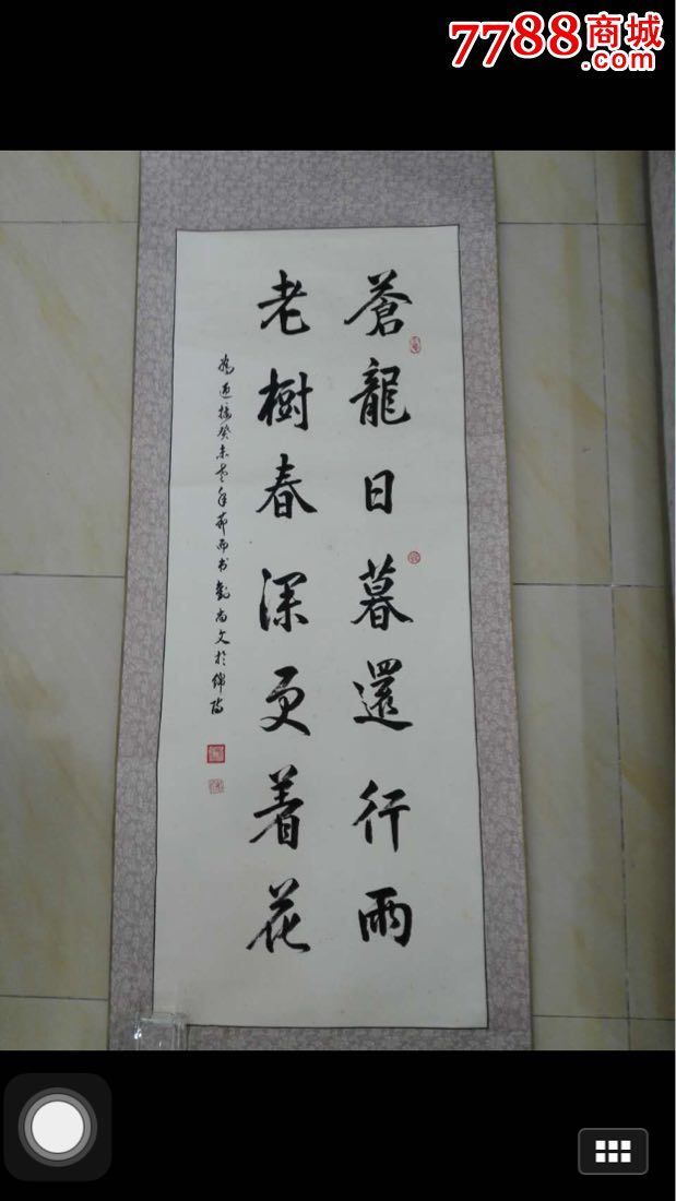 将军书法家刘尚文书法(画心122*46)