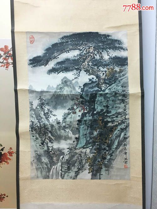 谭淇山水画_价格:1800.0000元_7788书画网