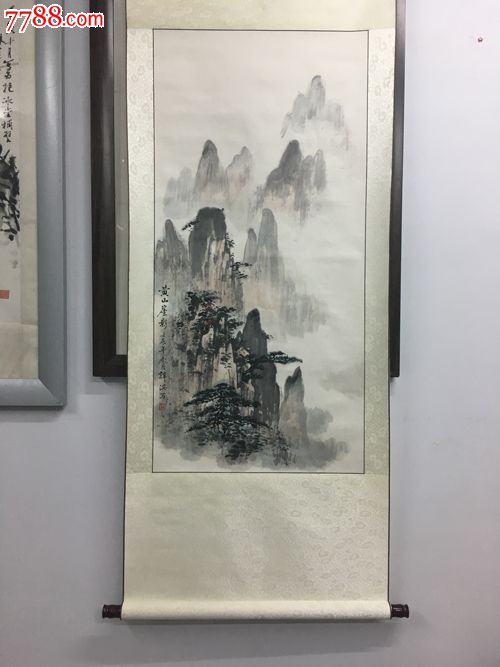 谭淇山水画