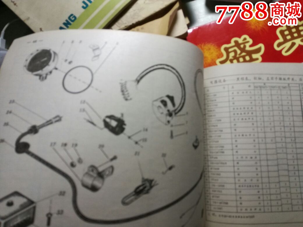 长江750摩托车零件目录