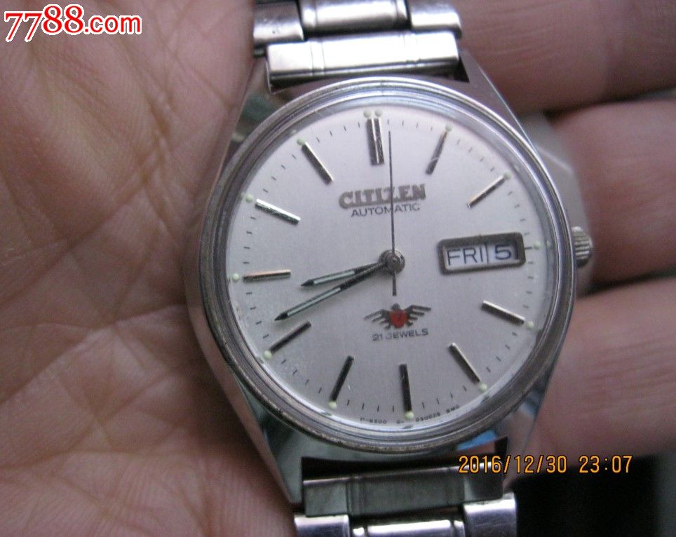 好品老款白面西铁城自动表!-se45326014-手表/腕表