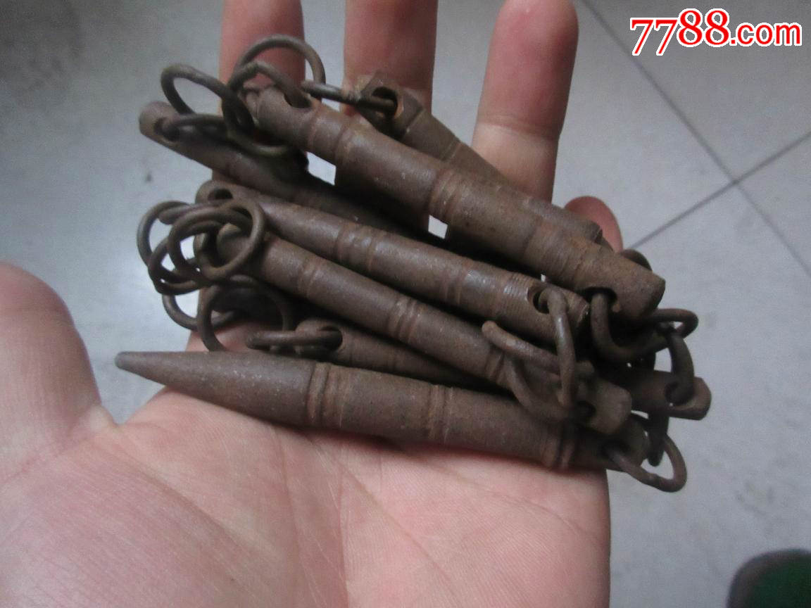 刚收到的一件民国九节鞭