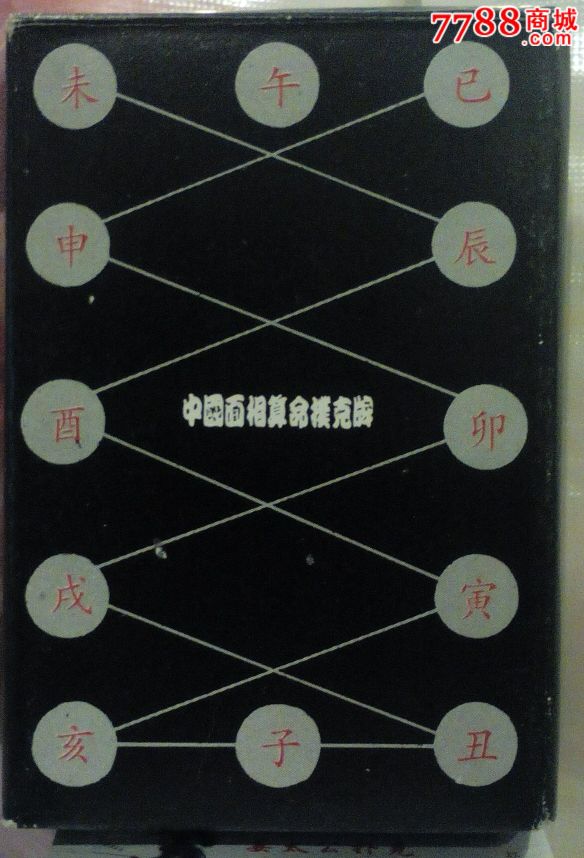 中国面相算命扑克