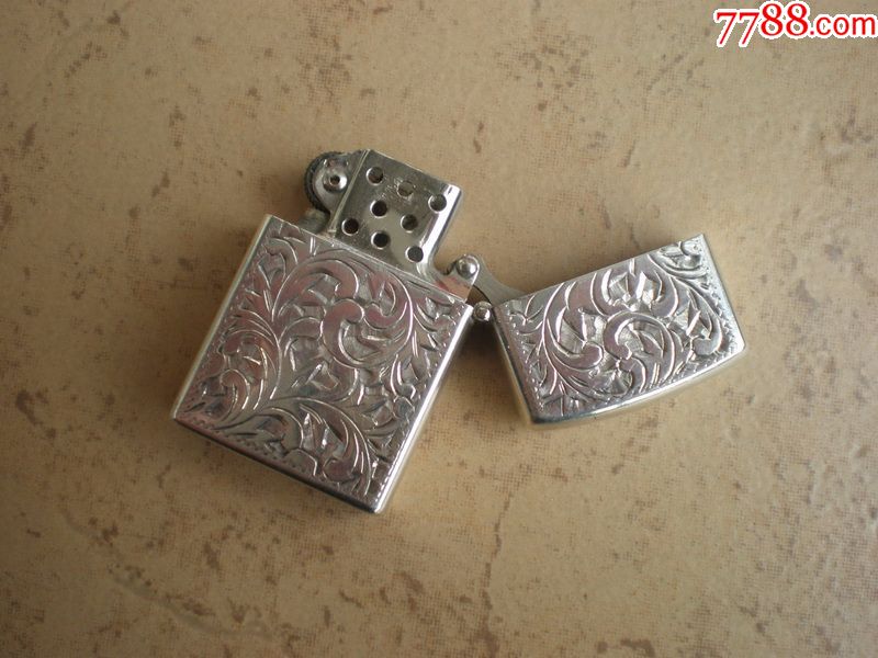 战后日本占领区美军纪念品精美手刻艺伎银质打