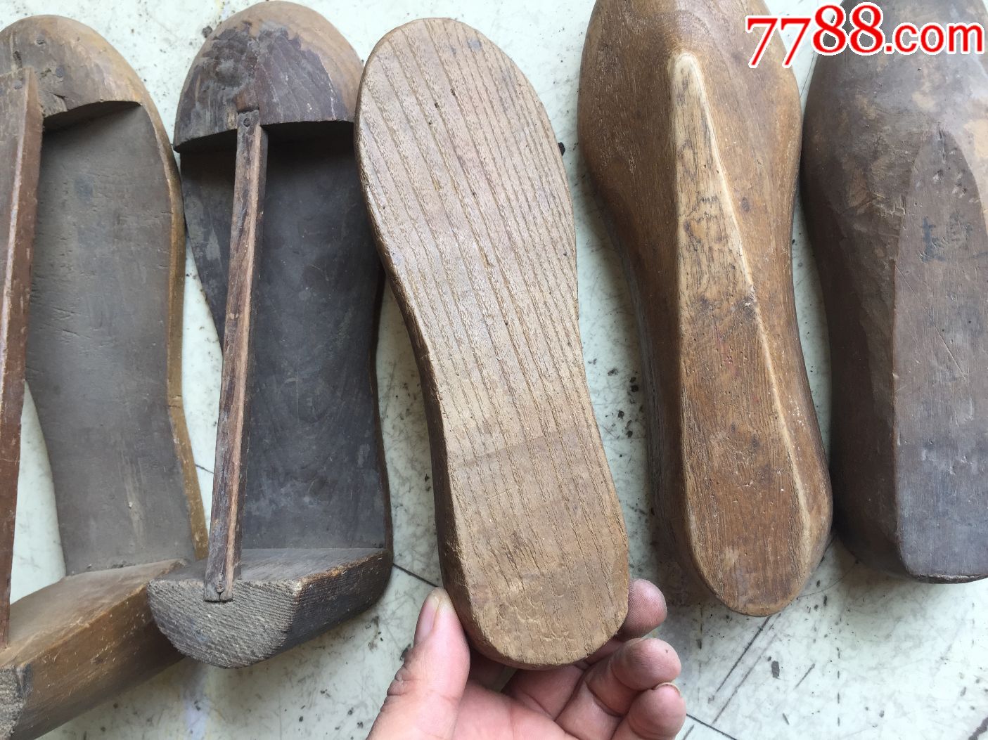 老鞋模型老木头模型收藏民国民间用于做鞋子的老工具民俗包老齐出