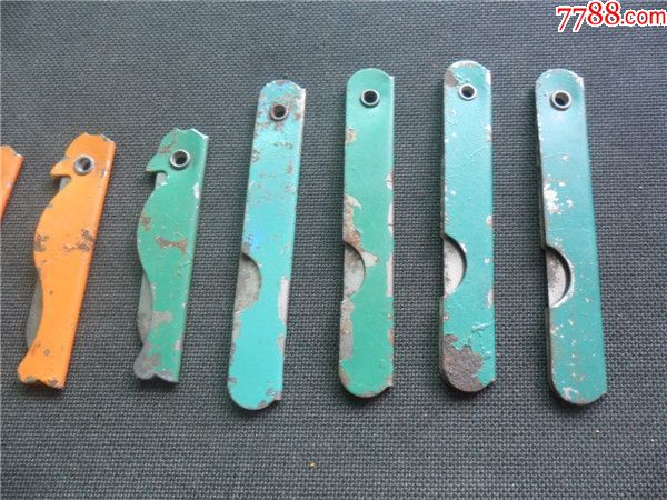 上世纪70-80年代老式学习用品小鸟造型老式铅笔刀一组合售.8_价格20.