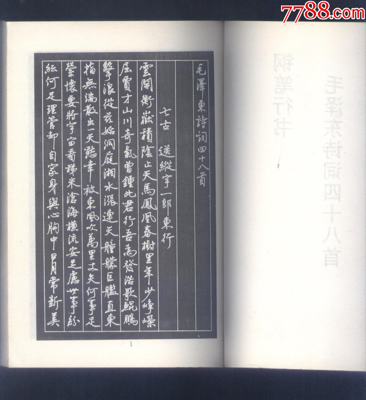 毛泽东诗词赏析硬笔书法.附钢笔行书.草书各毛泽东诗词四十八首图片