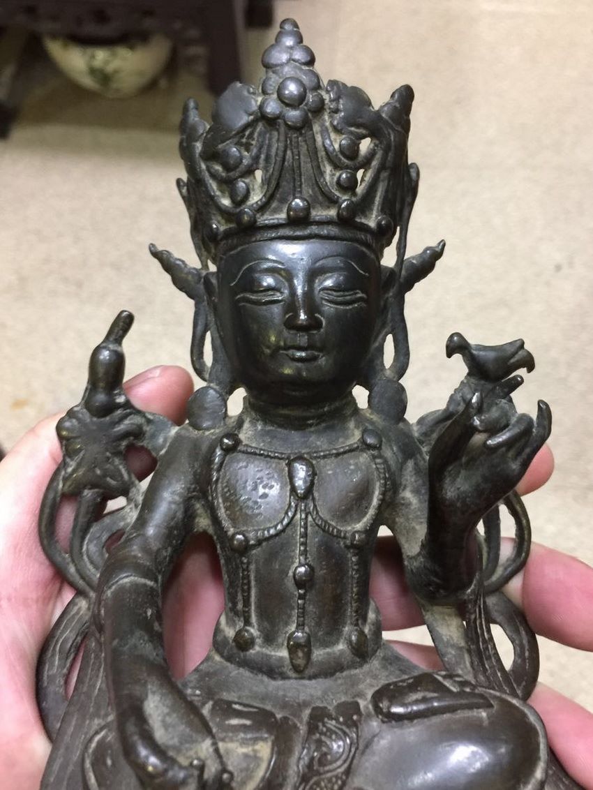 明代铜佛像