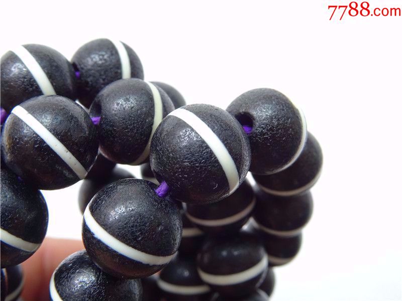 编号907西藏108粒老料器一线药师珠