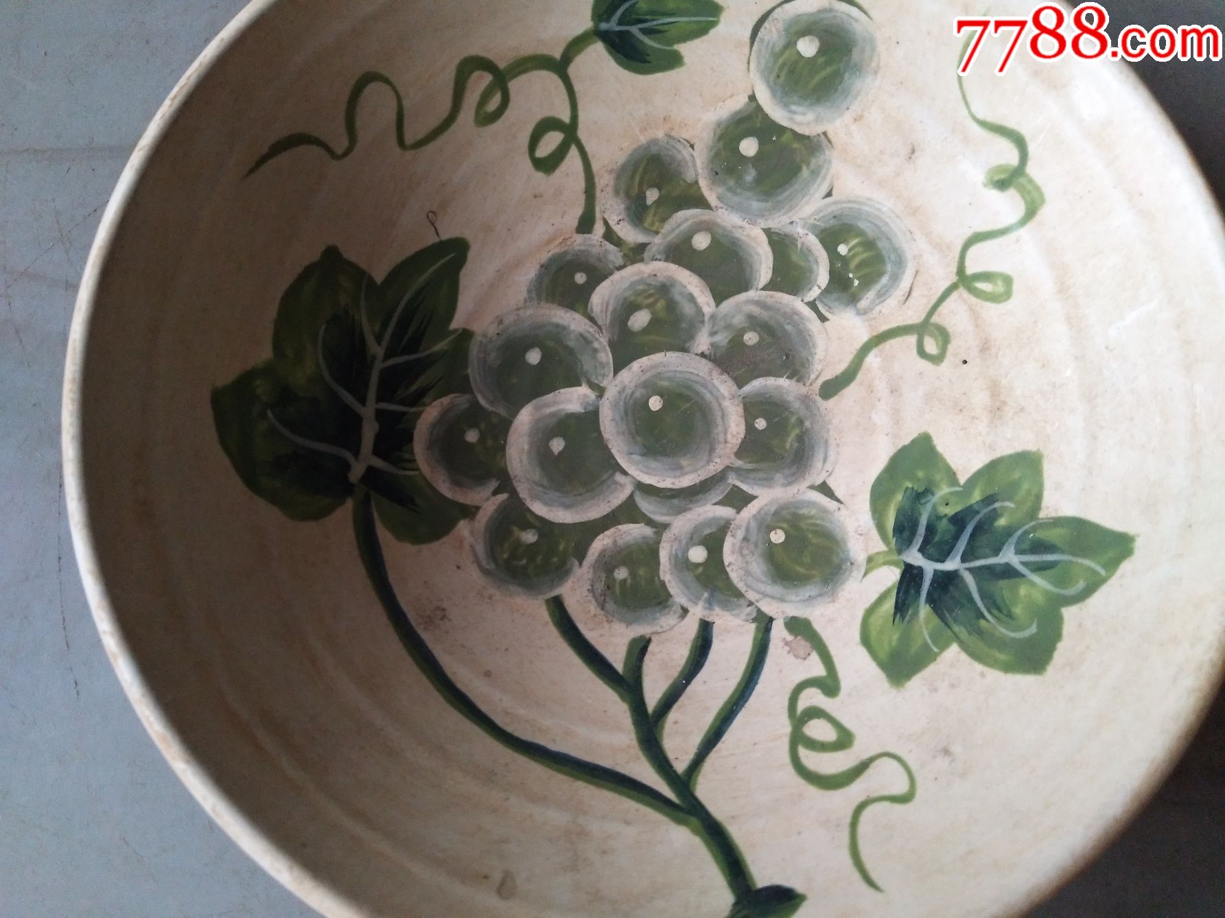 彩瓷盘(花卉)