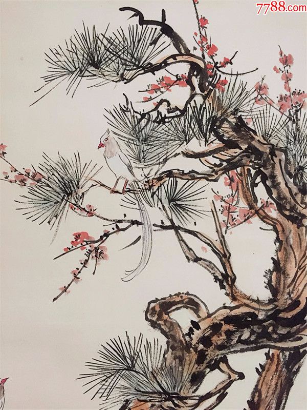 中国知名画家【孙多慈】花鸟老画纯手绘