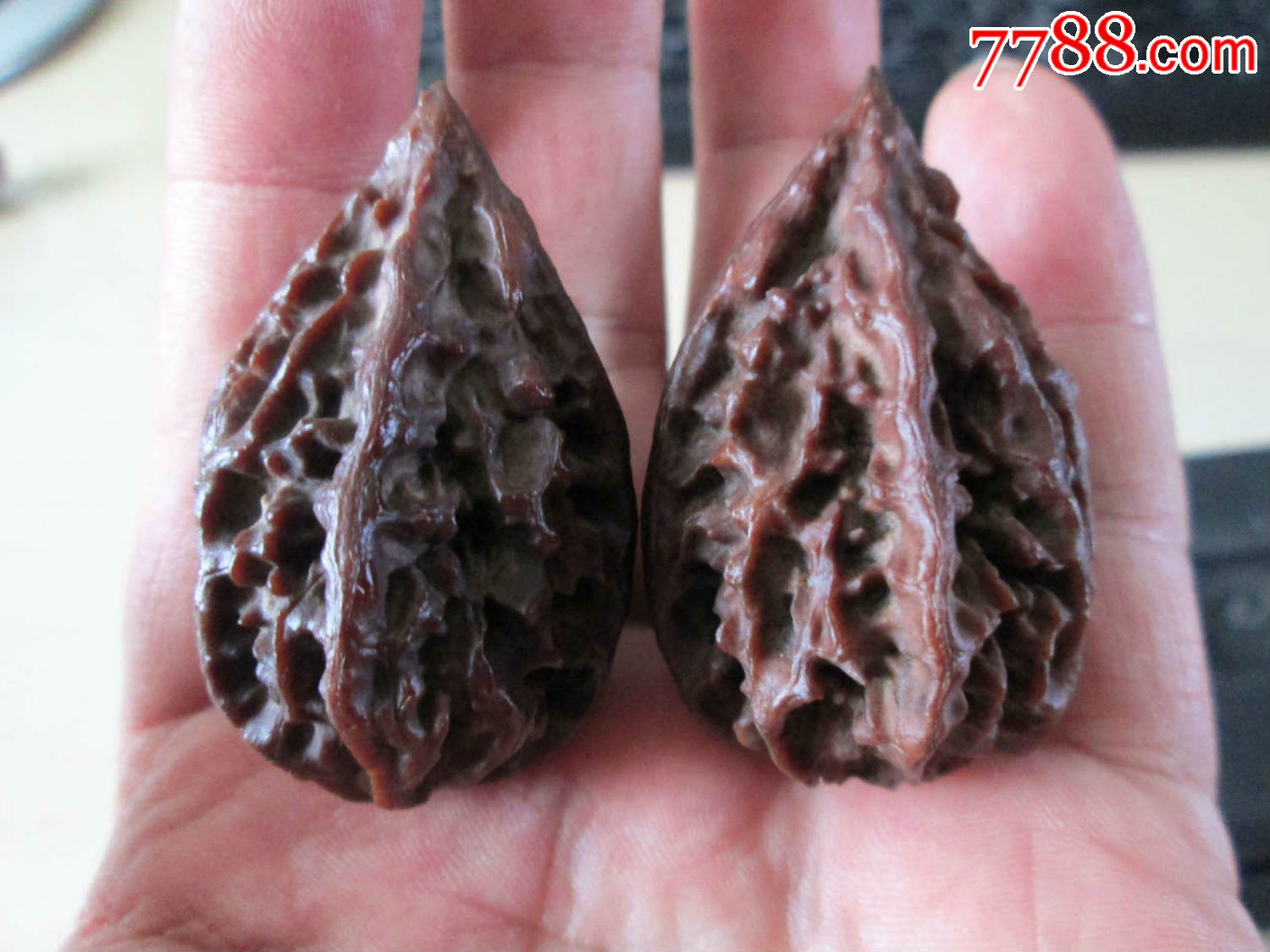天然文玩柳叶核桃(92个)