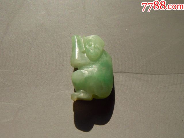 清代翠猴!
