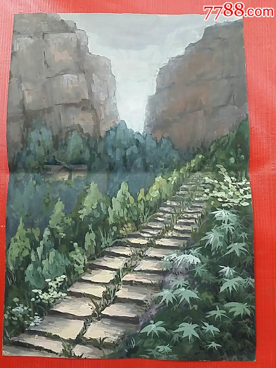 水粉画原作