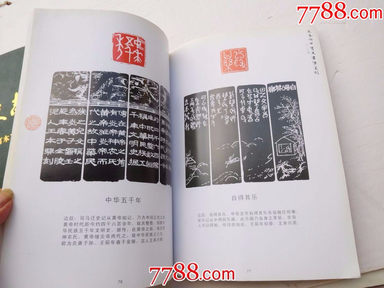 王本兴篆刻书法——甲骨文书法篆刻作品集