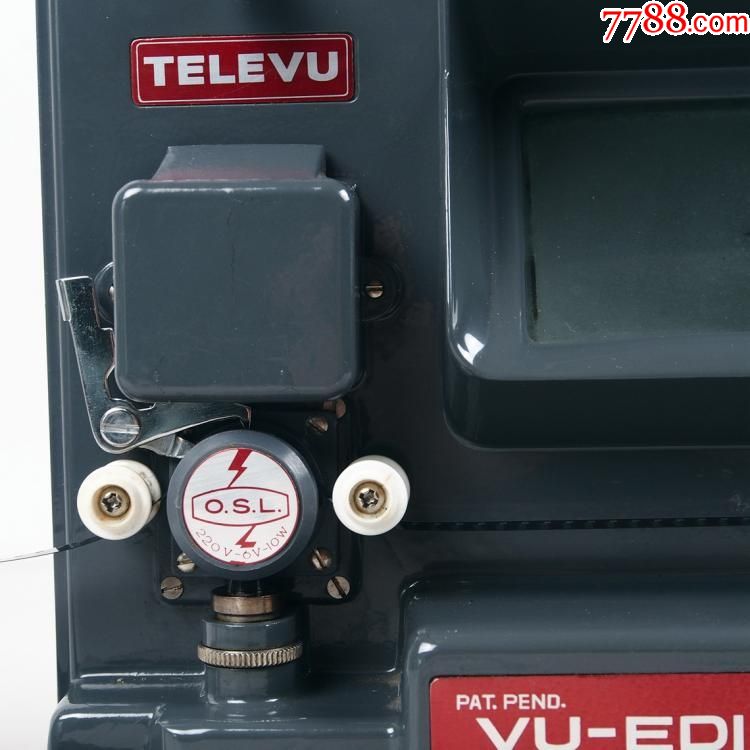 西洋古董Televu8毫米8mm电影胶片看片器剪辑
