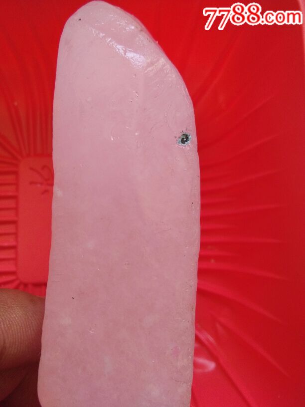 天然玻璃宝石粉色宝石