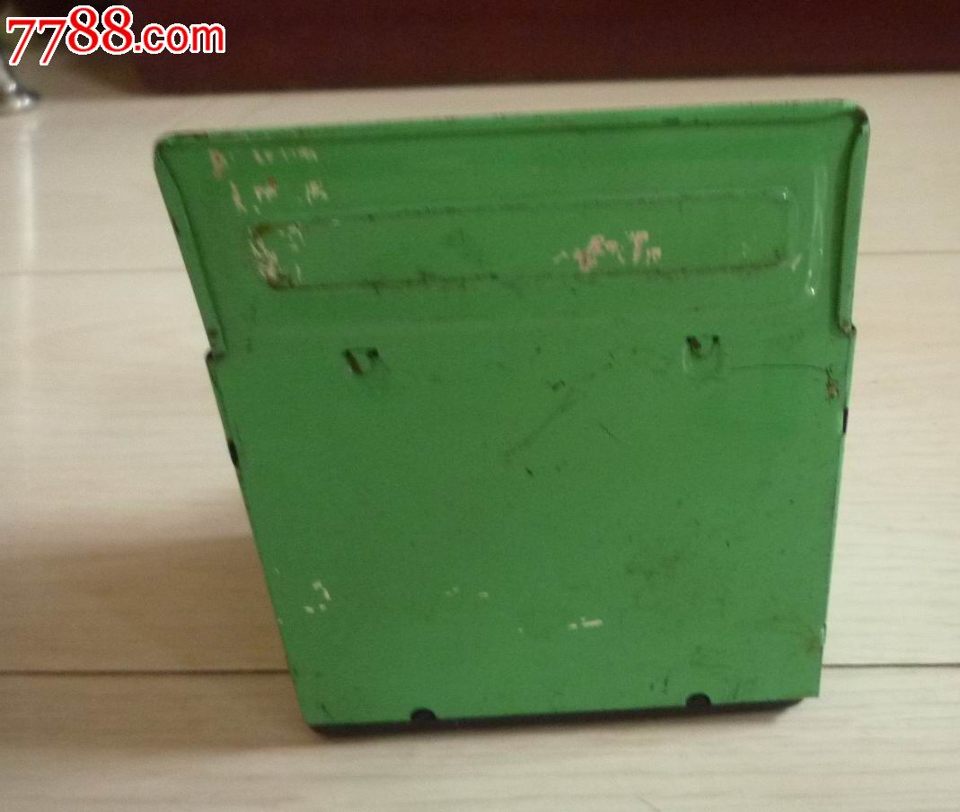 怀旧经典收藏文革经典铁皮绿色迷你小洗衣机玩