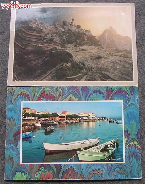 意大利普邮实寄片2枚-价格:3元-se28616326-明