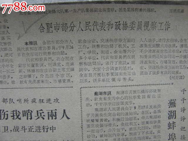 人民代表和政协委员视察工作;上海吴泾化工厂