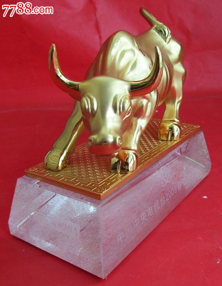 中*电视台2009春节联欢晚会纪念摆件(牛)-价格