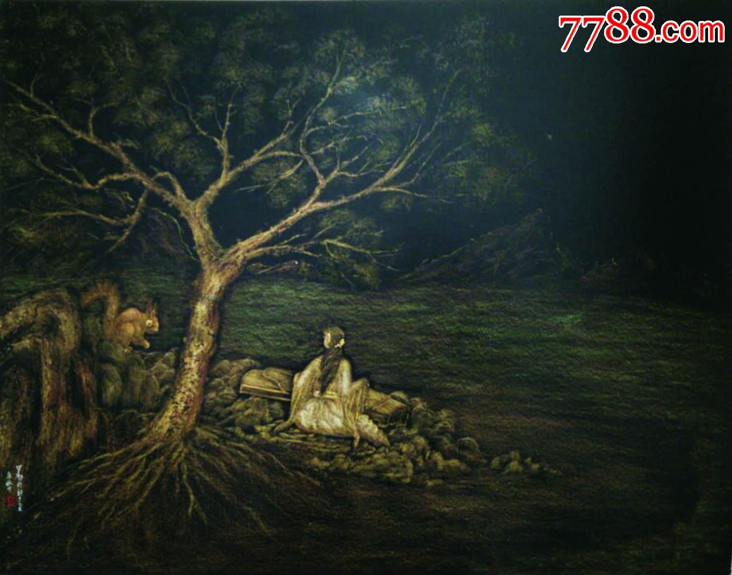 油画--中国百强书画家---罗舒引老师作品-议价-