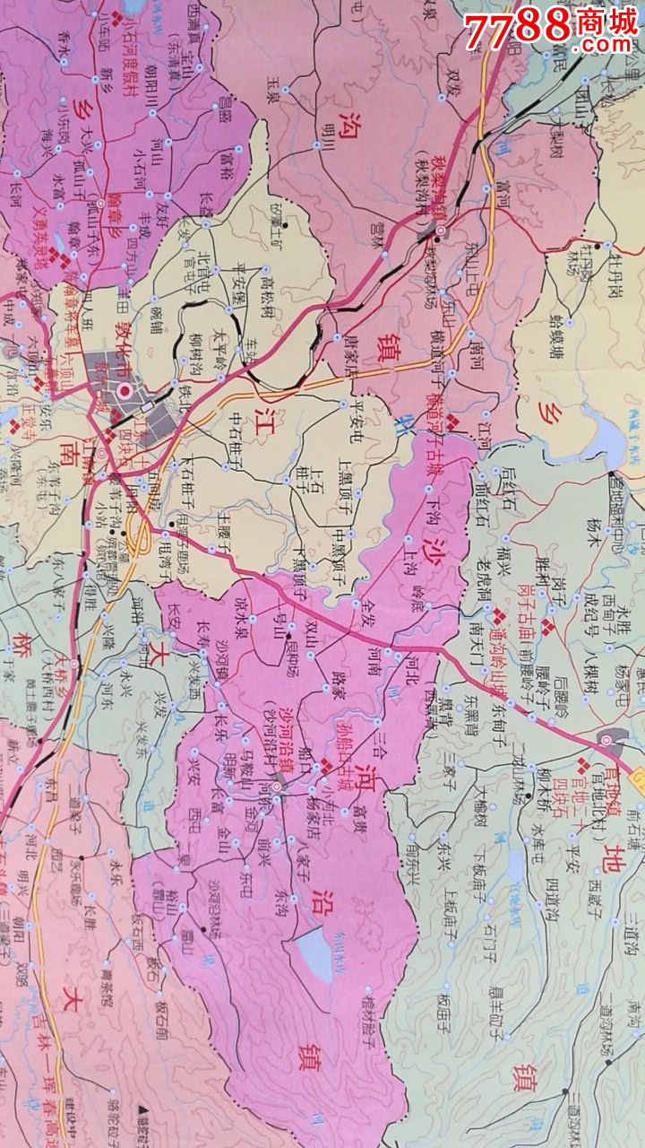 敦化市老地图——地方老地图图片