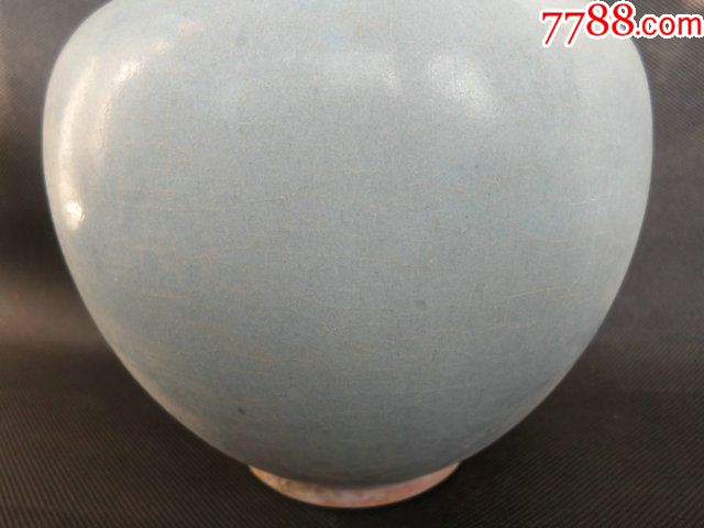 月白釉钧瓷罐