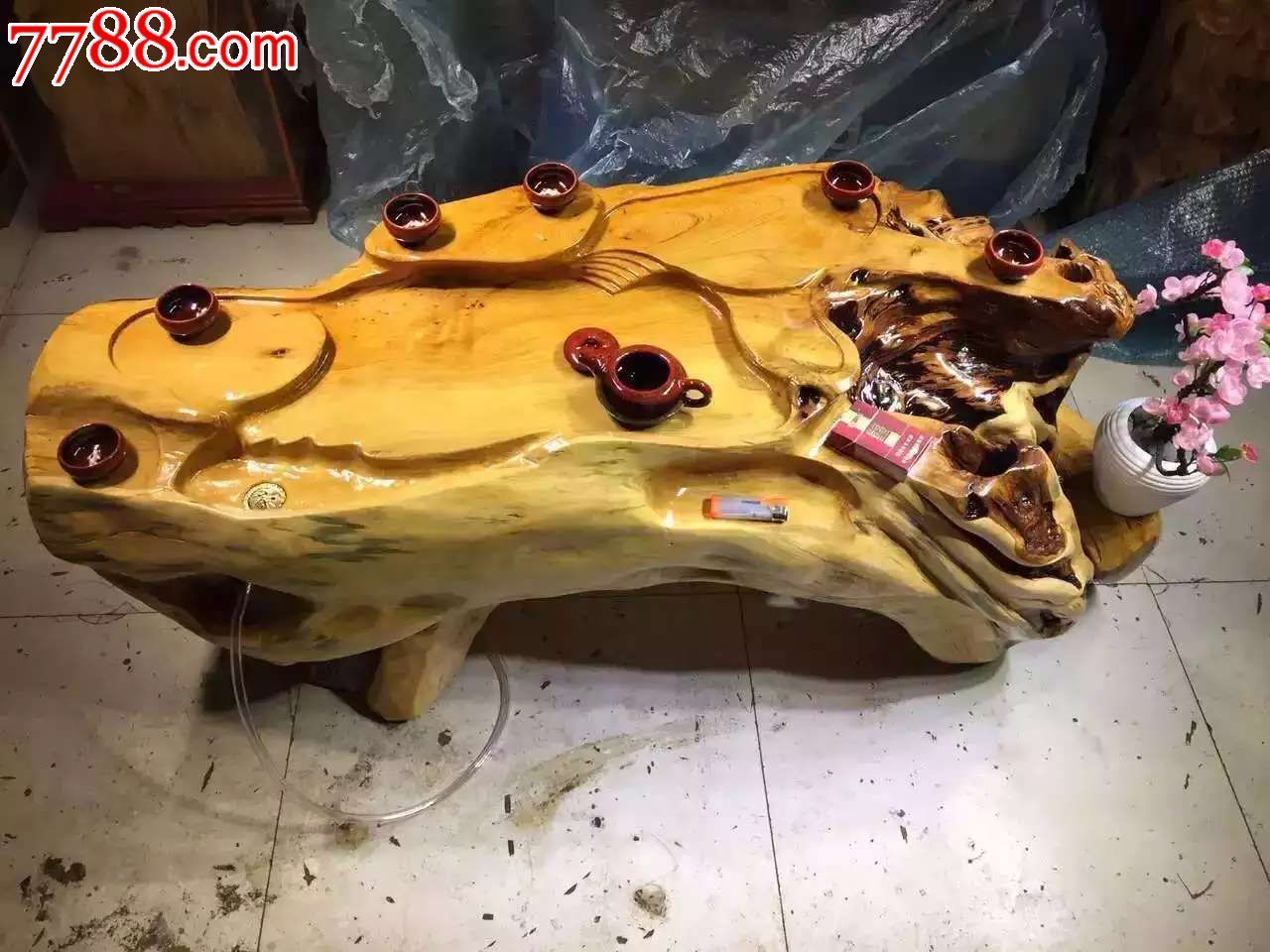 材质崖柏品名根雕茶几