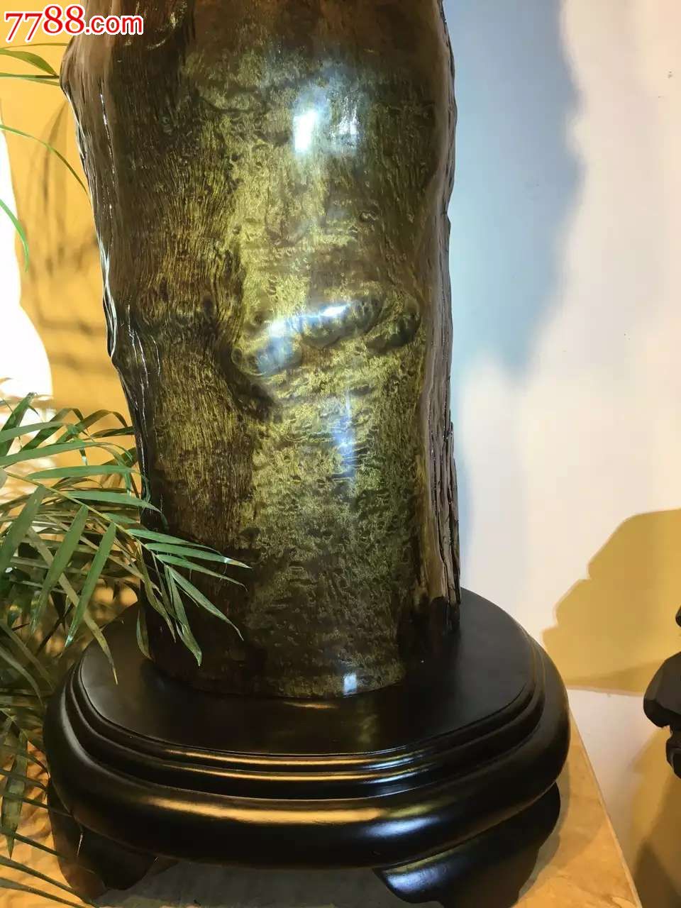 千年金丝乌木自然摆件