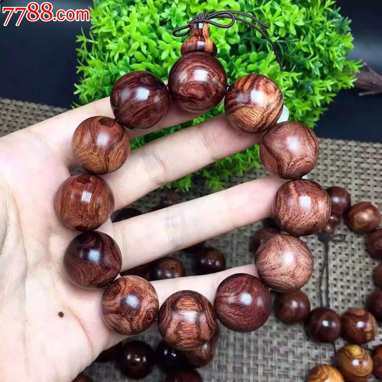 紫檀柳手串20部分带